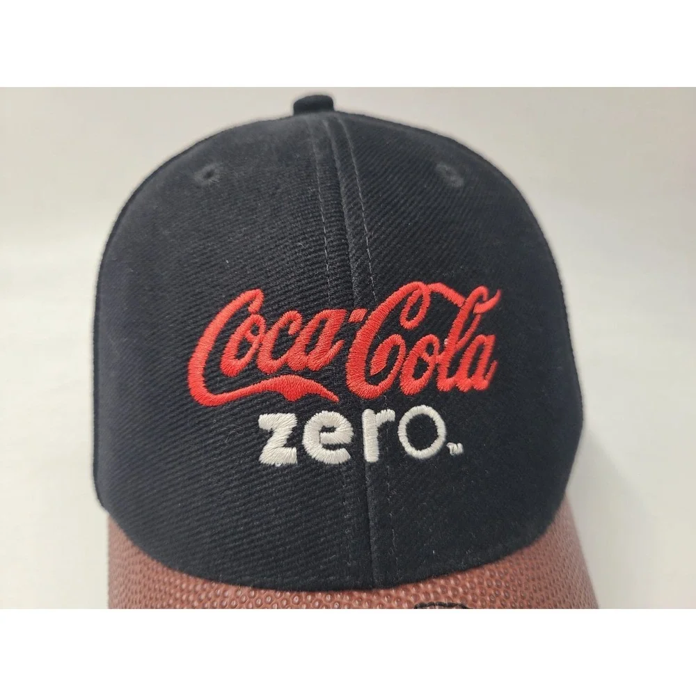 Coca-Cola Zero Football Brim Adjustable Hat Cap Casual Dad Men Women Black Brown